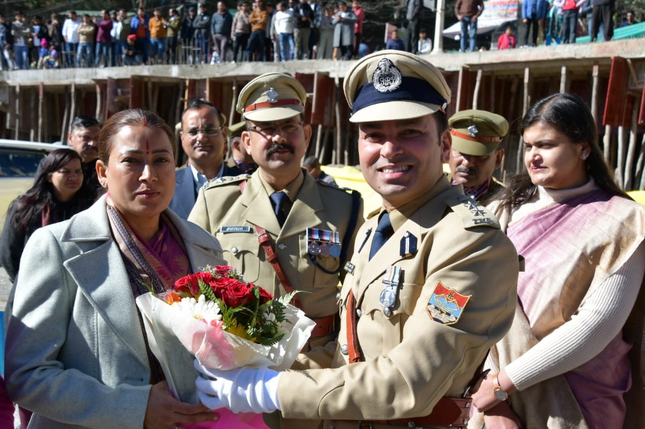 एसएसपी नैनीताल के नेतृत्व में शानदार गणतंत्र दिवस समारोह