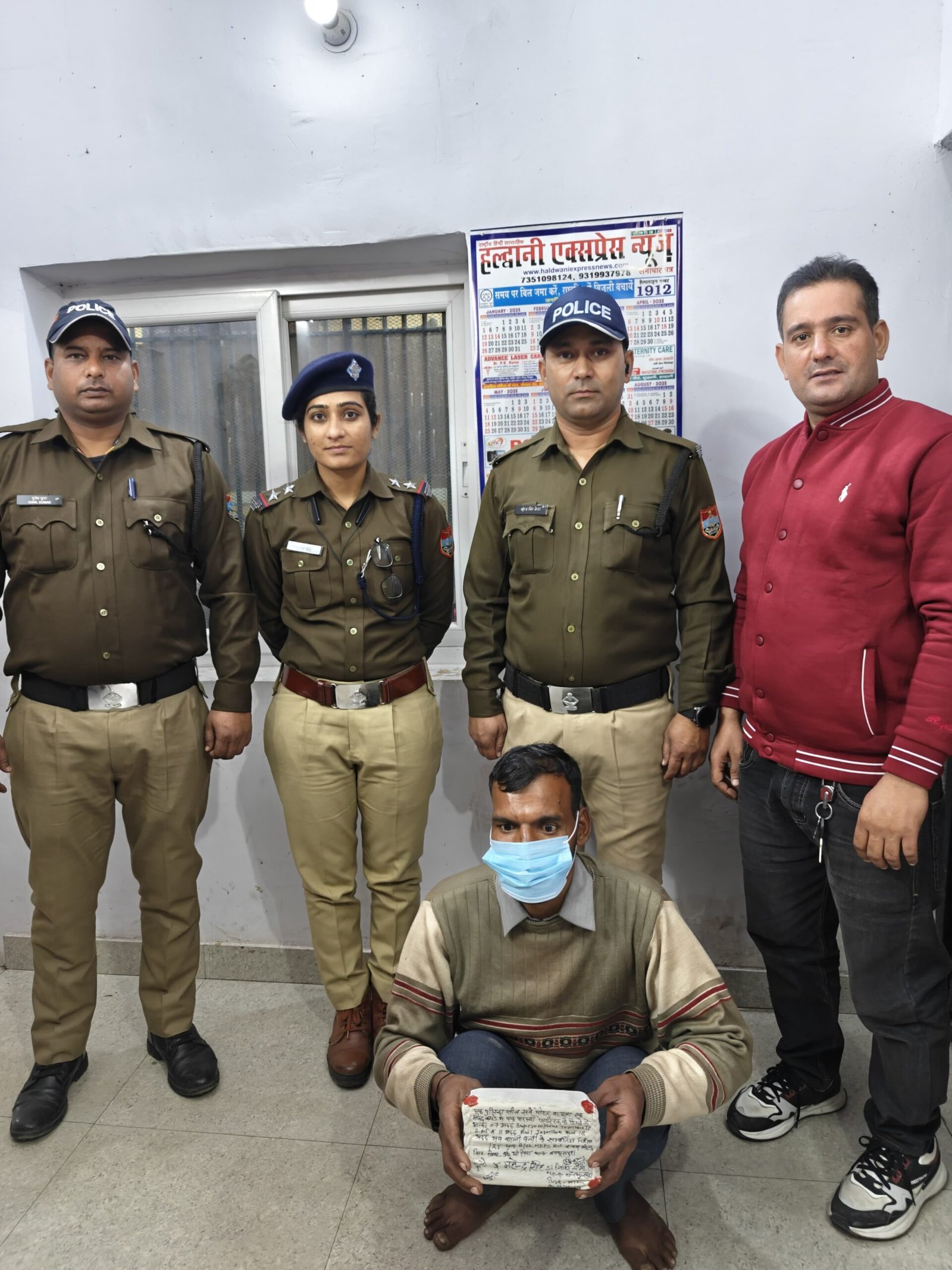 वनभूलपुरा में 18 नशे के इंजेक्शनों के साथ आरोपी गिरफ्तार, नैनीताल पुलिस का बड़ा एक्शन