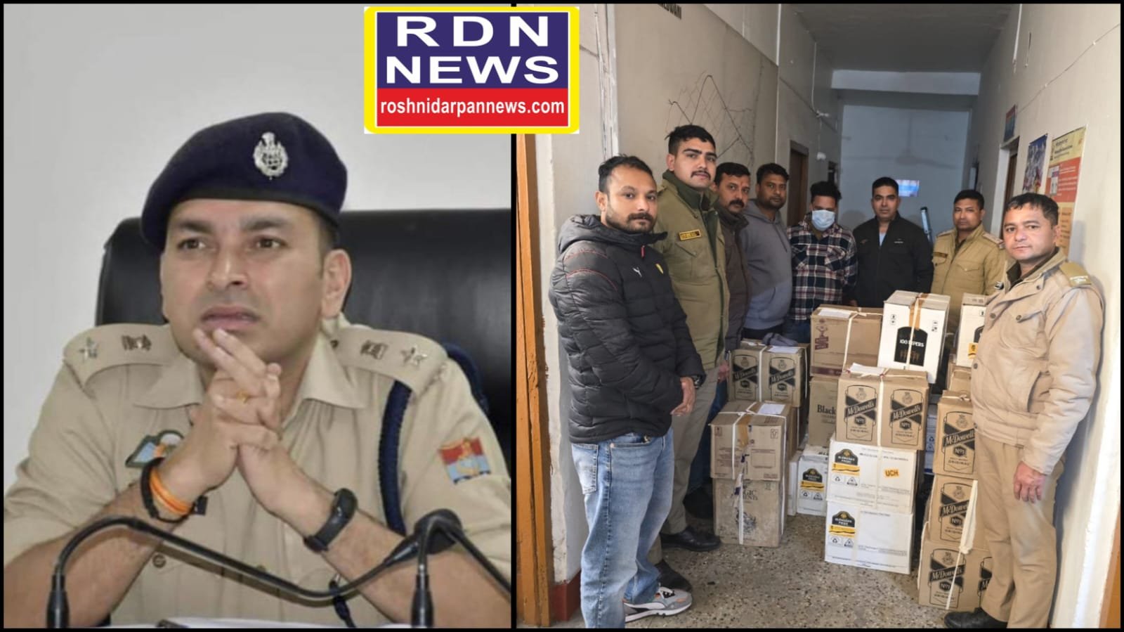 एसएसपी प्रहलाद मीणा ने अधिकारियों को क्राइम मीटिंग में दी थी कड़ी चेतावनी, दिखने लगा असर, SOG और हल्द्वानी पुलिस ने 27 पेटी अवैध अंग्रेजी शराब के साथ एक तस्कर को किया गिरफ्तार।