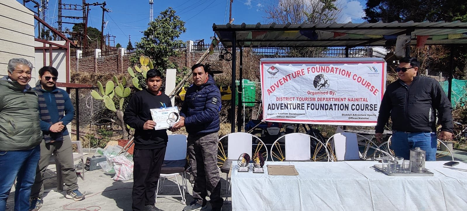 नैनीताल में सात दिवसीय एडवेंचर फाउंडेशन प्रशिक्षण संपन्न, प्रतिभागियों को मिले प्रमाण पत्र