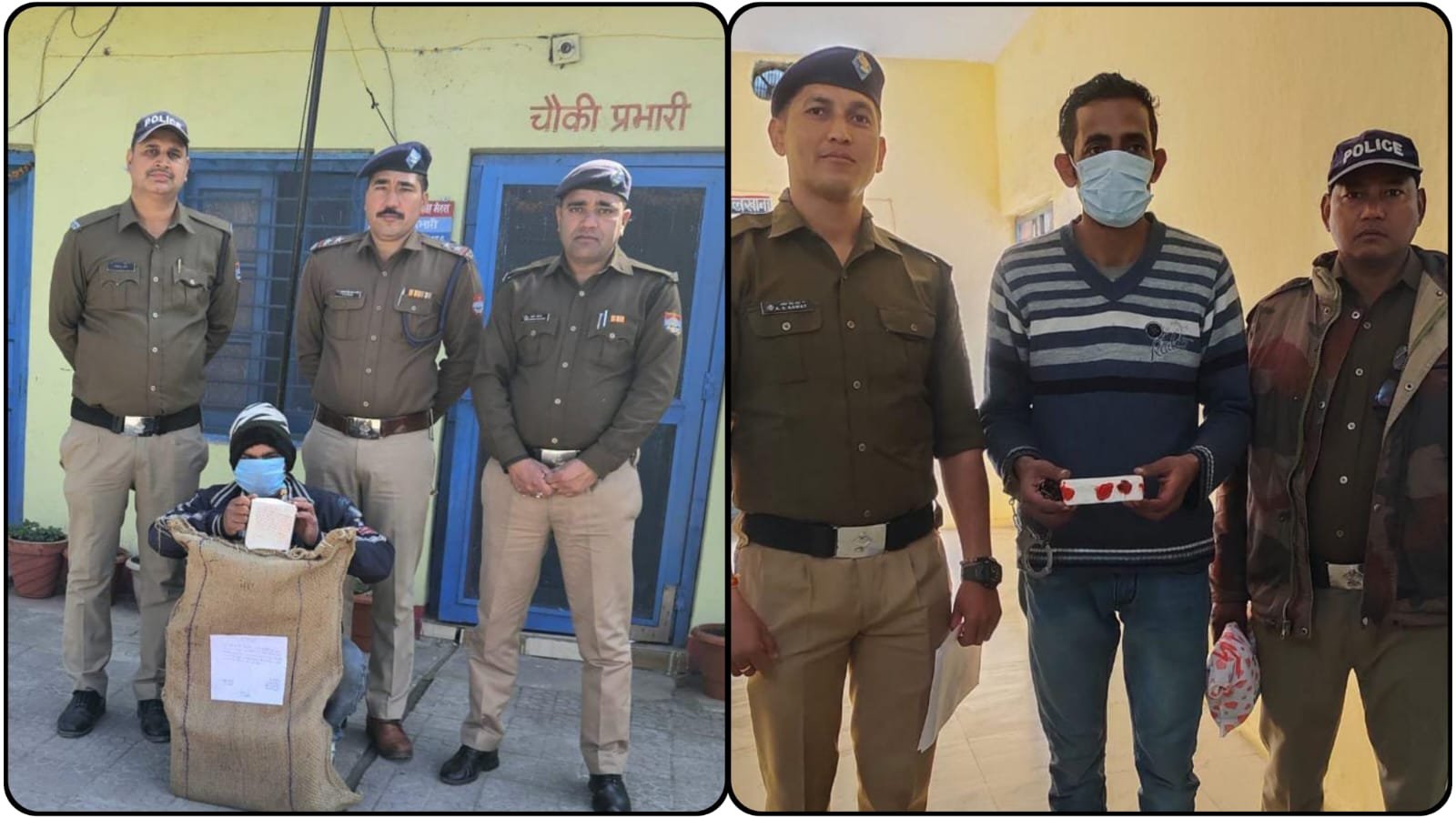 भवाली पुलिस ने अवैध शराब के साथ ढाबा संचालक को किया गिरफ्तार