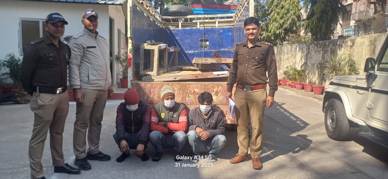 रामनगर पुलिस ने 03 चोरी के मामलों का किया खुलासा, 04 चोर गिरफ्तार