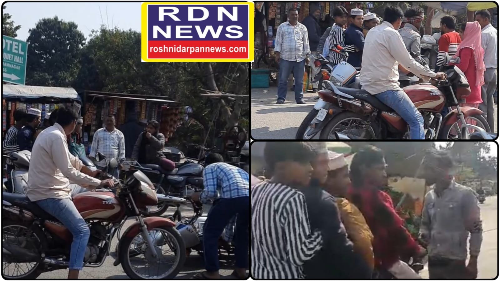 ट्रैफिक नियमों की अनदेखी, नाबालिग की लापरवाही से बड़ा हादसा टला