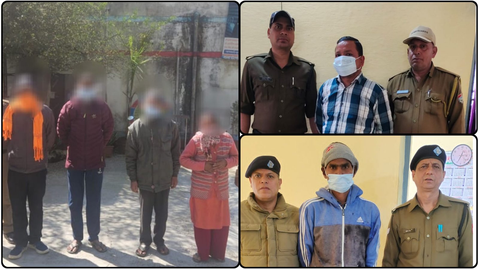 पुलिस का वारंटियों पर शिकंजा, 6 आरोपियों को किया गिरफ्तार।