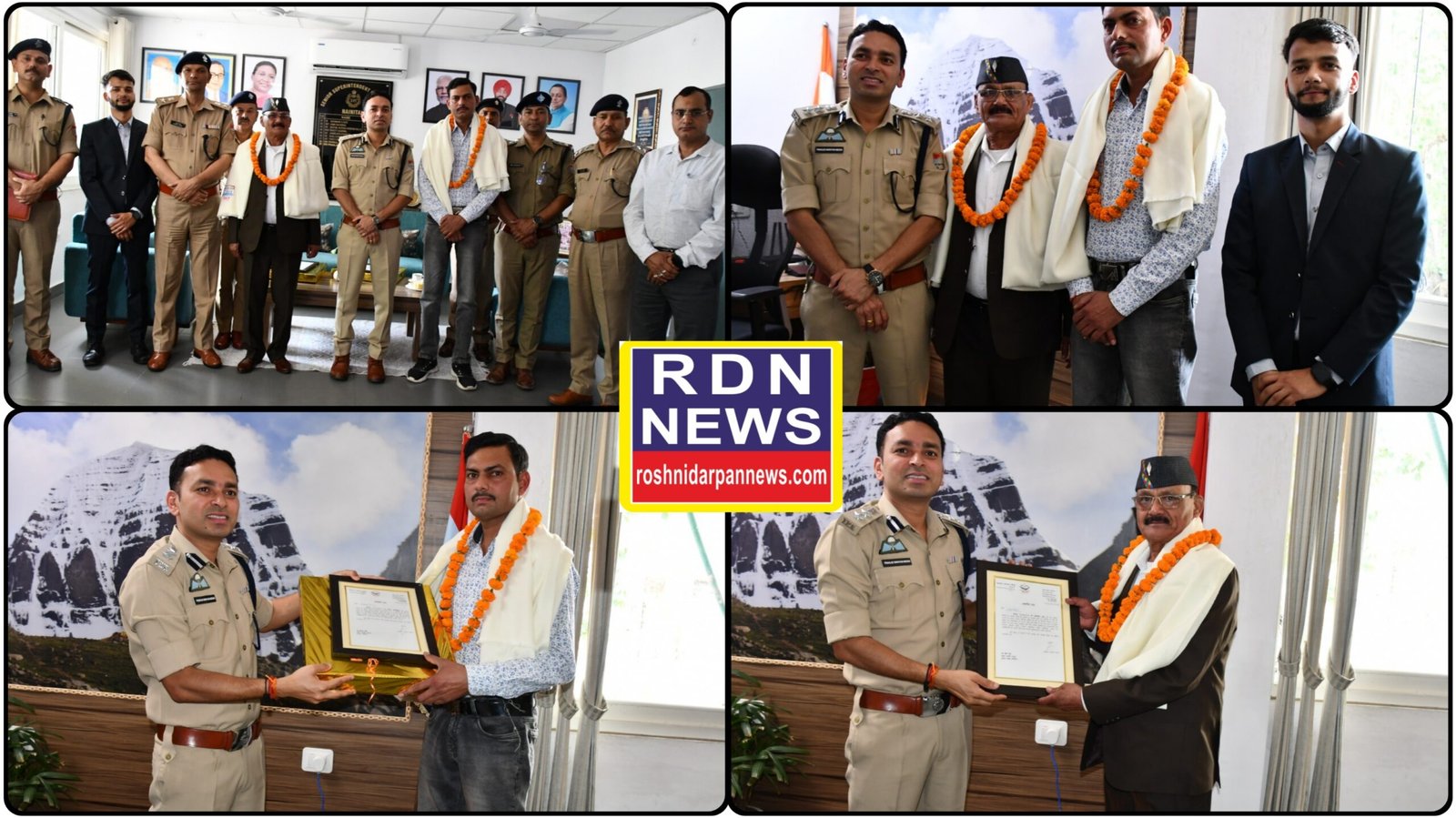 सेवानिवृत्ति पर सम्मान: एसएसपी नैनीताल ने दी शुभकामनाएं और किया सम्मानित”
