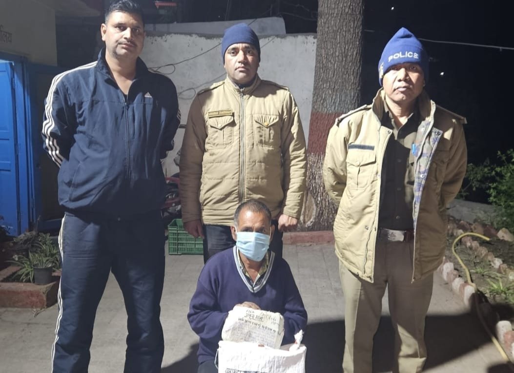 पुलिस ने अवैध शराब के साथ एक व्यक्ति को किया गिरफ्तार*