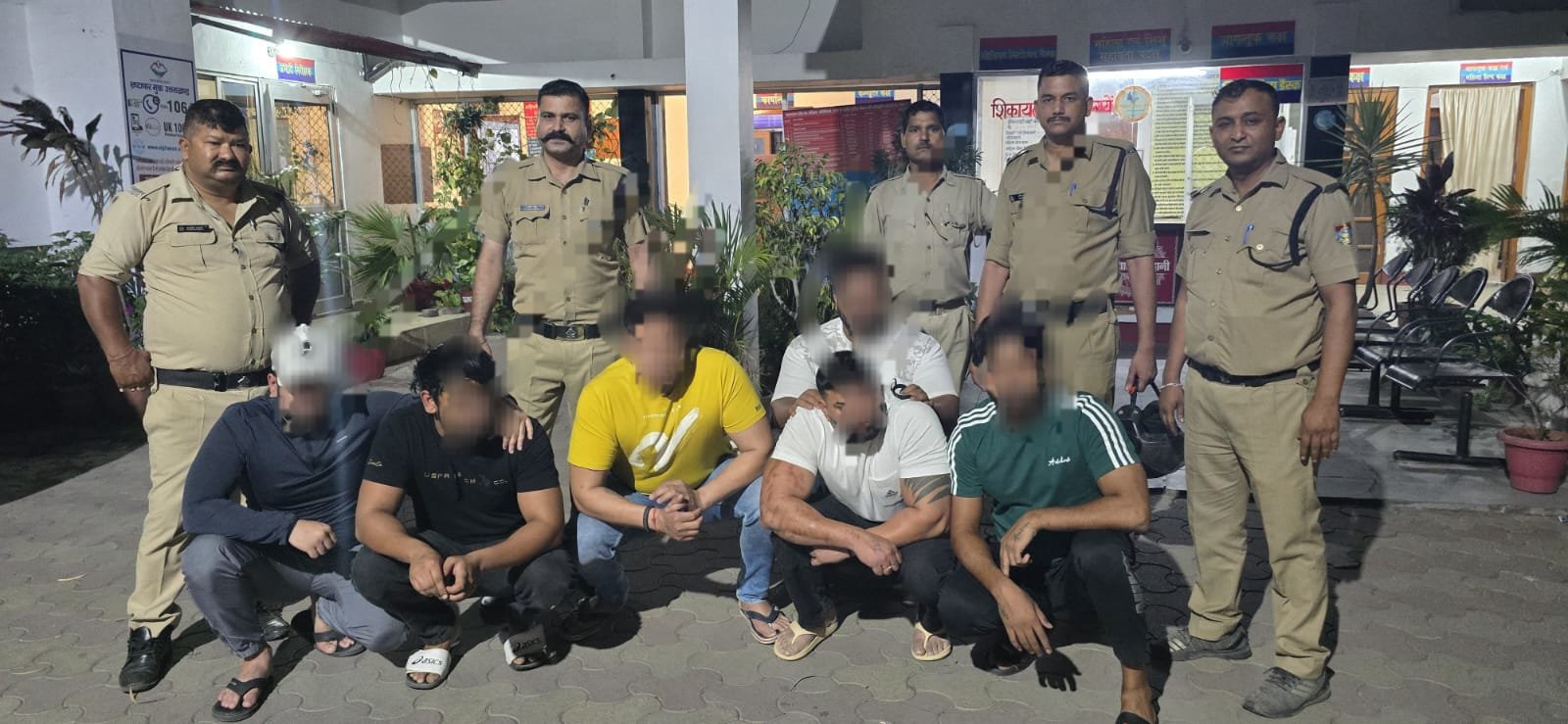 शराब के नशे में सरेआम हुड़दंग, हरियाणा के 6 युवकों पर हल्द्वानी पुलिस ने कसी नकेल*