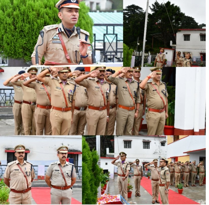 नैनीताल पुलिस ने धूमधाम से मनाया 79वां स्वतंत्रता दिवस, एसपी क्राइम को मिला राष्ट्रपति पदक, 2 कर्मियों को डीजीपी सिल्वर डिस्क