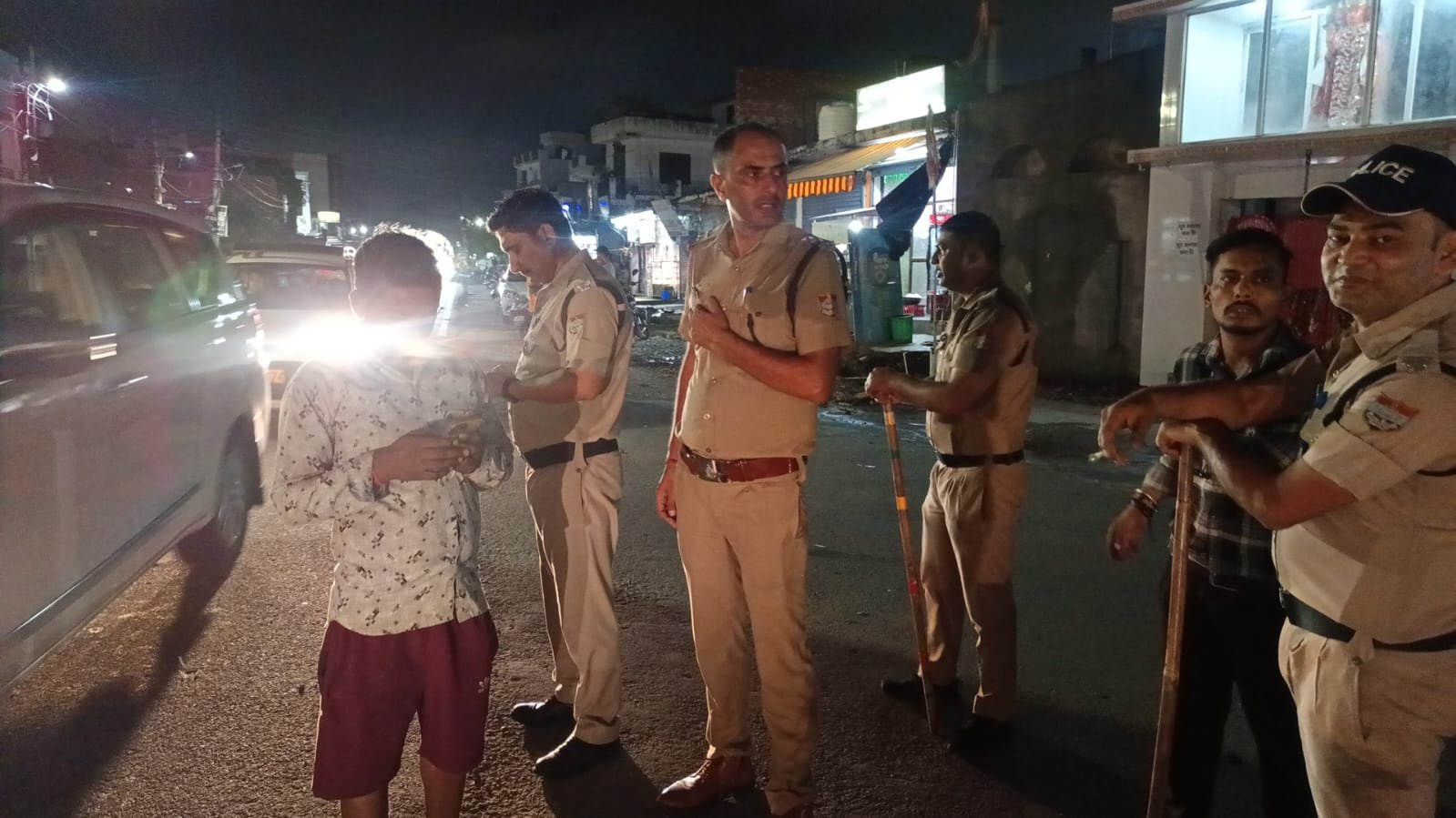 एसएसपी मीणा के निर्देश पर देर रात चेकिंग – नशे में वाहन चलाने वालों पर शिकंजा