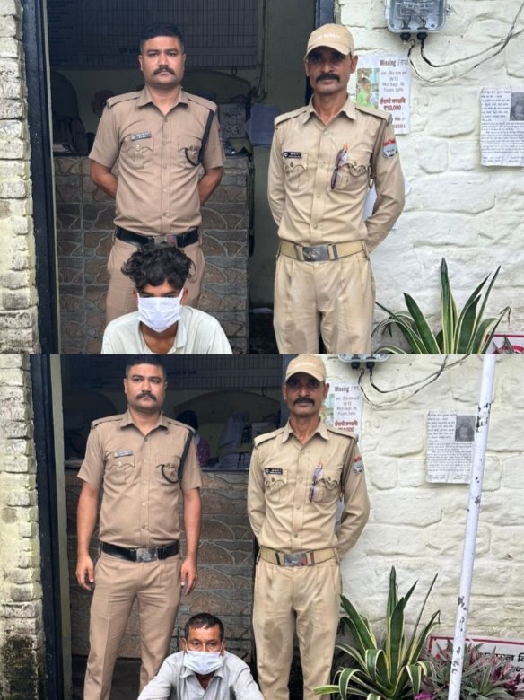 अवैध शराब के साथ 02 व्यक्तियों को मुखानी पुलिस ने किया गिरफ्तार।