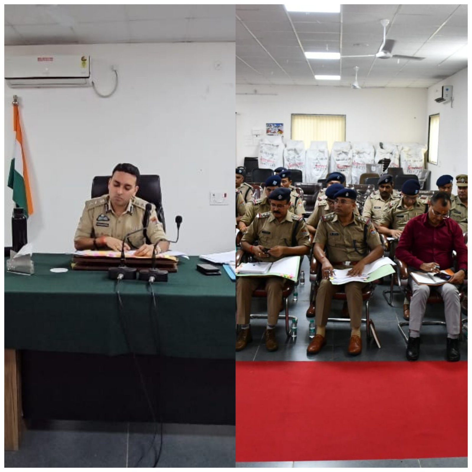 *जनपद में कानून का शिकंजा कसने को अपराध गोष्ठी में कड़े तेवर में दिखे एसएसपी प्रहलाद मीणा*  *नशा, साइबर फ्रॉड व अवैध हथियार, अज्ञात महिला शिनाख्त पर सख्ती का आदेश*  *हर थाने को जवाबदेह बनाकर अपराध पर नकेल कसने की तैयारी*