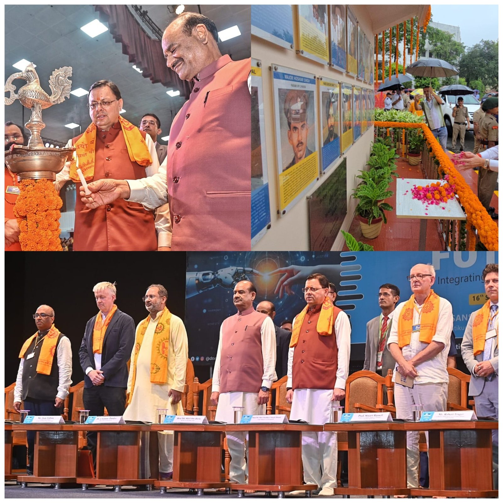 लोकसभा अध्यक्ष ओम बिरला एवं मुख्यमंत्री पुष्कर सिंह धामी ने किया इंडियन एआई समिट का शुभारंभ