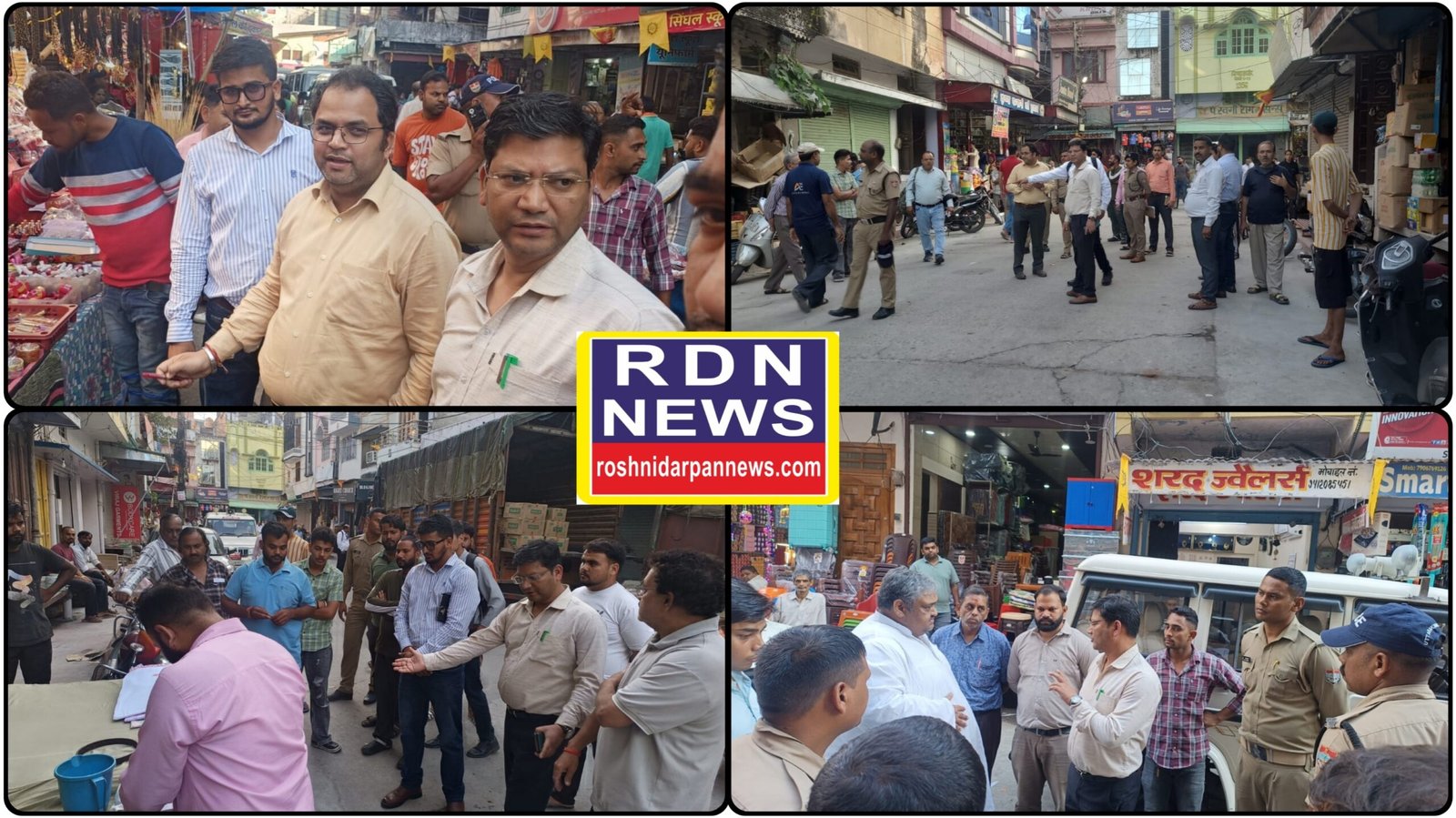सड़क किनारे अतिक्रमण करने वालों पर गिरी प्रशासन की गाज — पुलिस और नगर पालिका की संयुक्त कार्रवाई