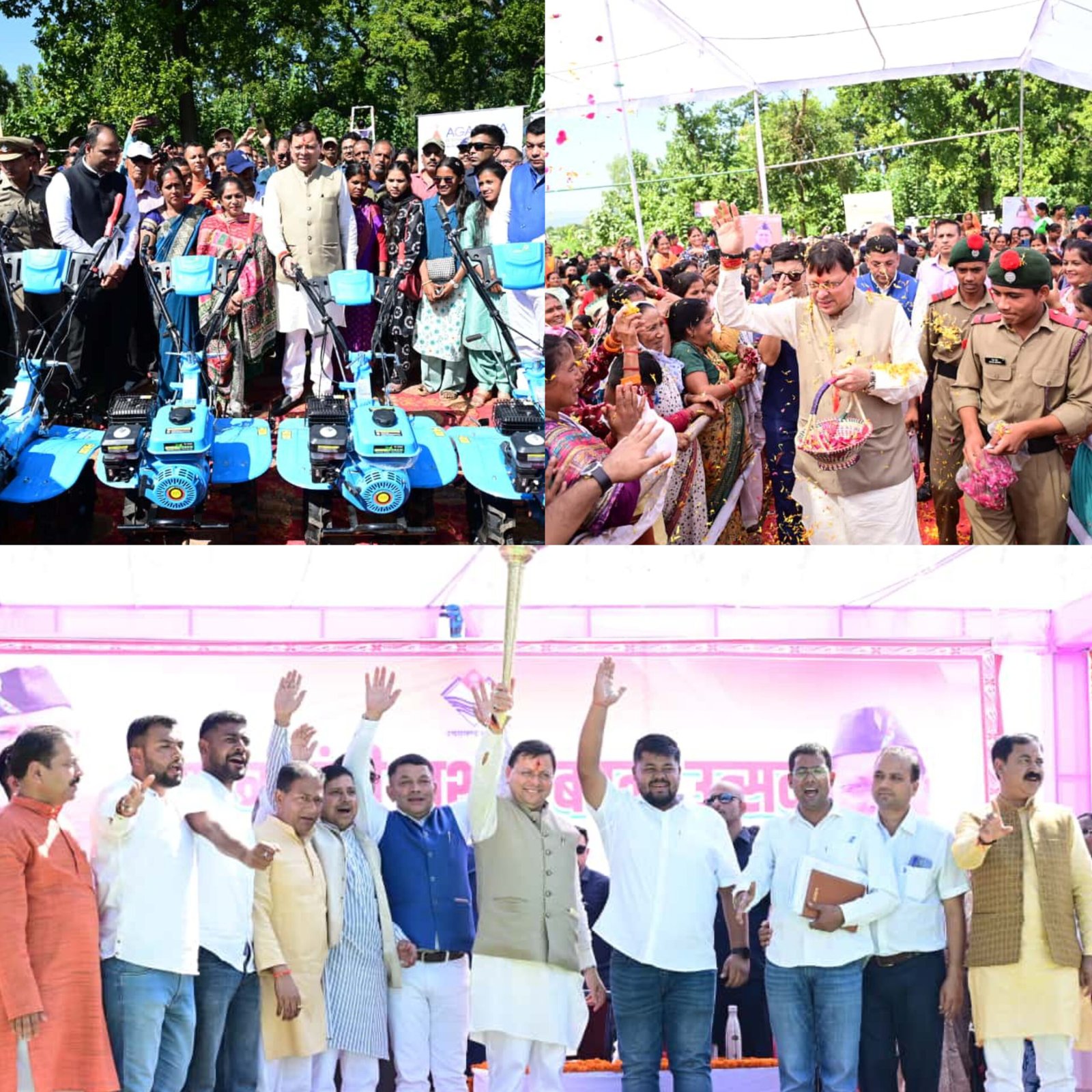 महिला शक्ति के उत्सव में शामिल हुए मुख्यमंत्री धामी — आत्मनिर्भर उत्तराखण्ड की नई परिभाषा लिखी