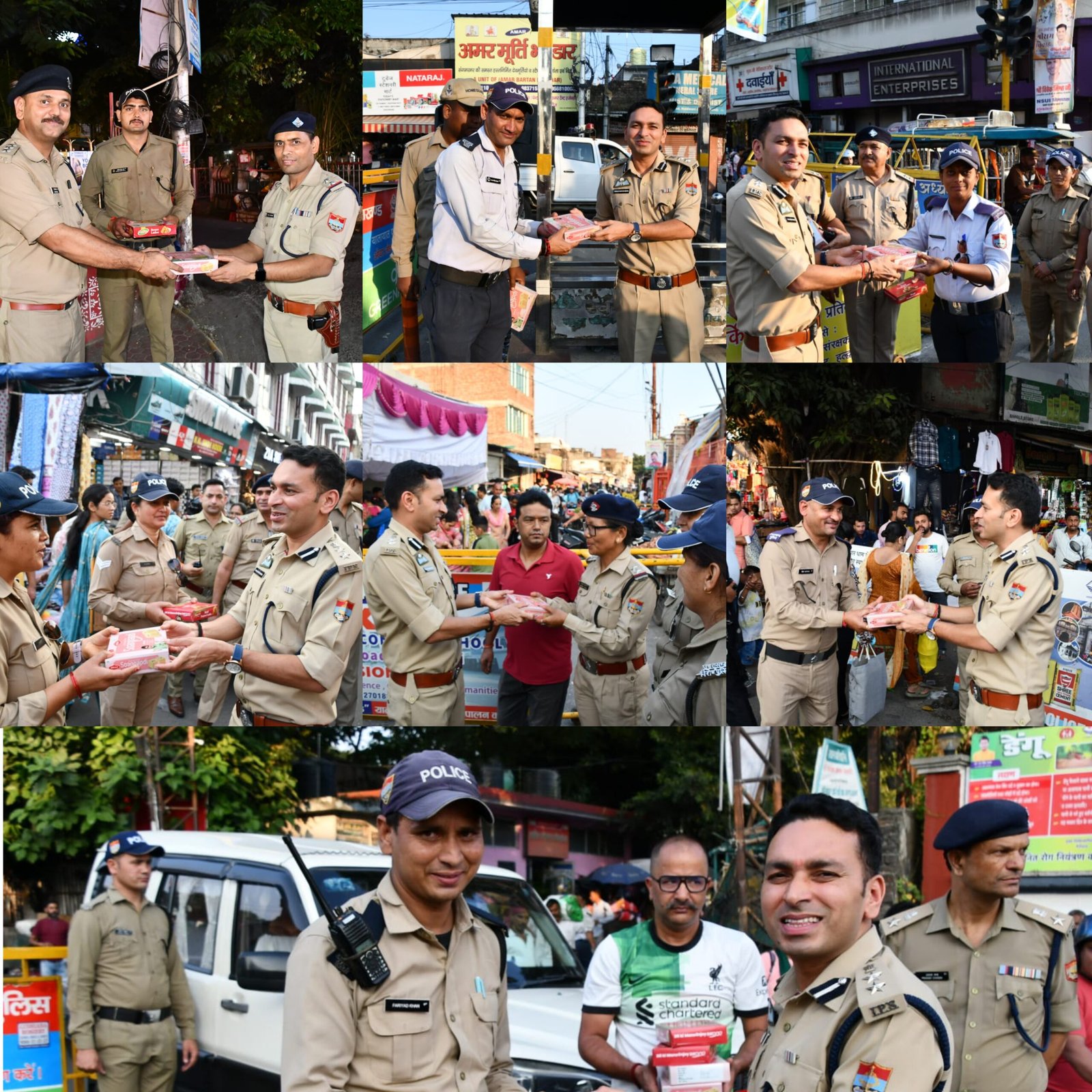 *जब बाकी लोग घरों में त्यौहार मनाते हैं… हमारे कप्तान अपने जवानों के बीच दीप जलाते हैं 🕯️👮‍♂️*  *अनोखी है ये परंपरा — कप्तान मीणा हर दीपावली पर खाकी परिवार के साथ खुशी बाँटते हैं 🎇💫*