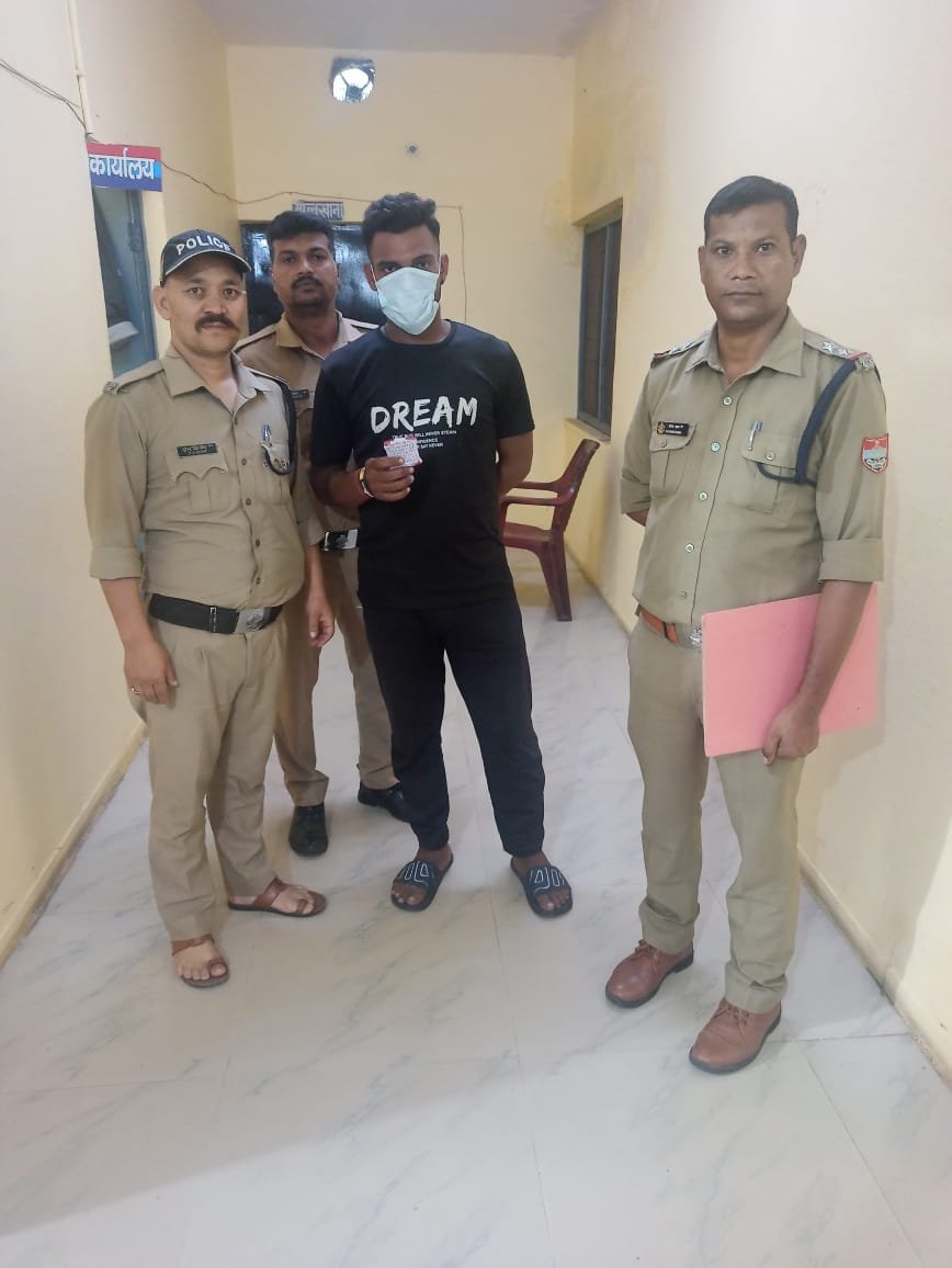 पुलिस ने 3.39 ग्राम अवैध स्मैक के साथ एक व्यक्ति को किया गिरफ्तार