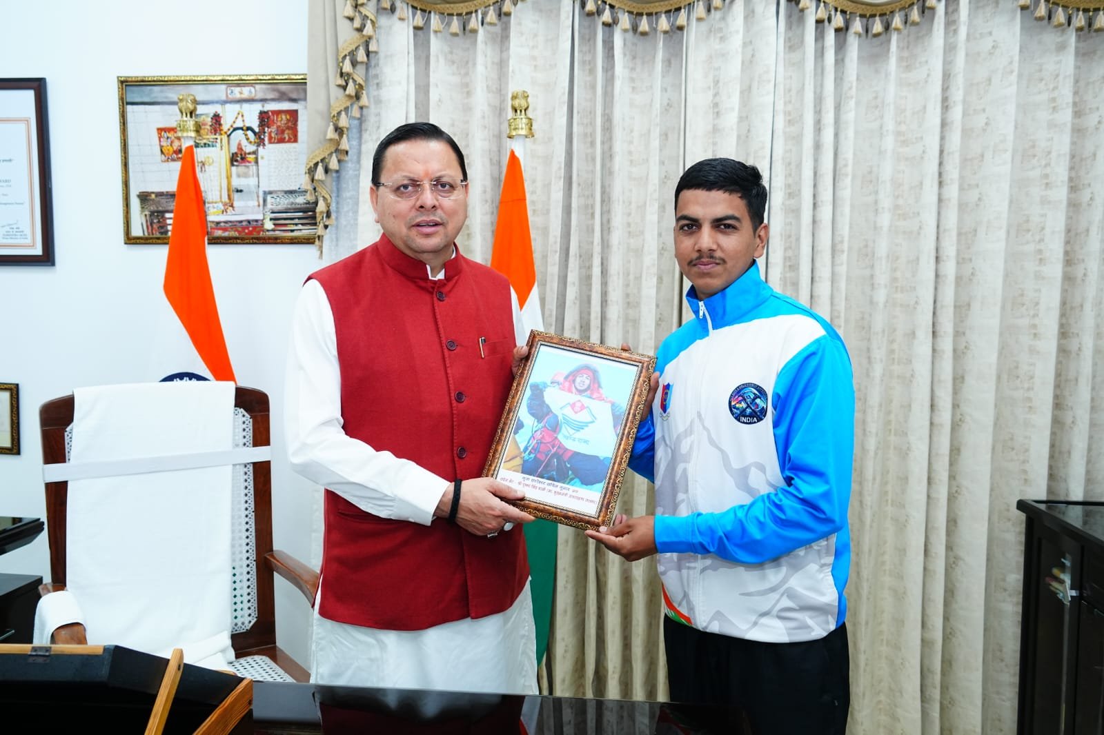 मुख्यमंत्री ने दी बधाई, कहा – सचिन उत्तराखंड की नई पीढ़ी के लिए प्रेरणा स्रोत।