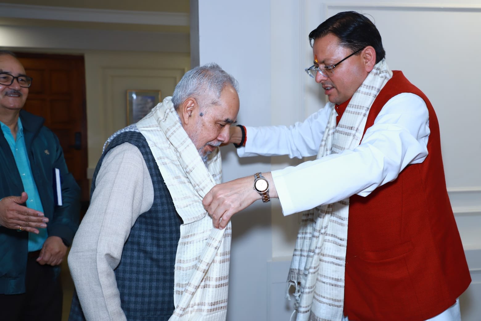 आईजीएनसीए अध्यक्ष राम बहादुर राय ने नई दिल्ली में CM धामी से की शिष्टाचार भें