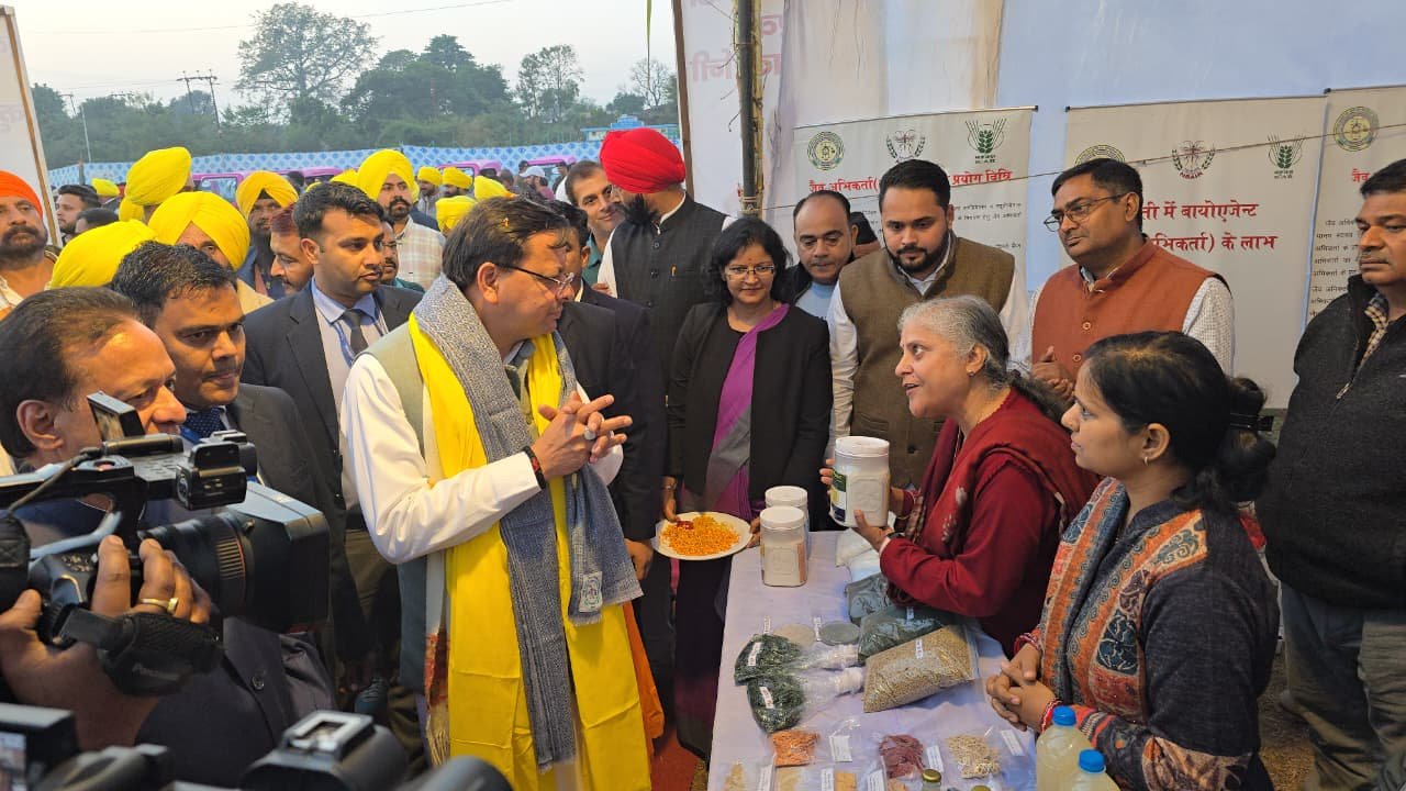 कृषि नवाचारों से सजी प्रदर्शनी का CM धामी ने किया उद्घाटन, किसानों को मिलेगा लाभ