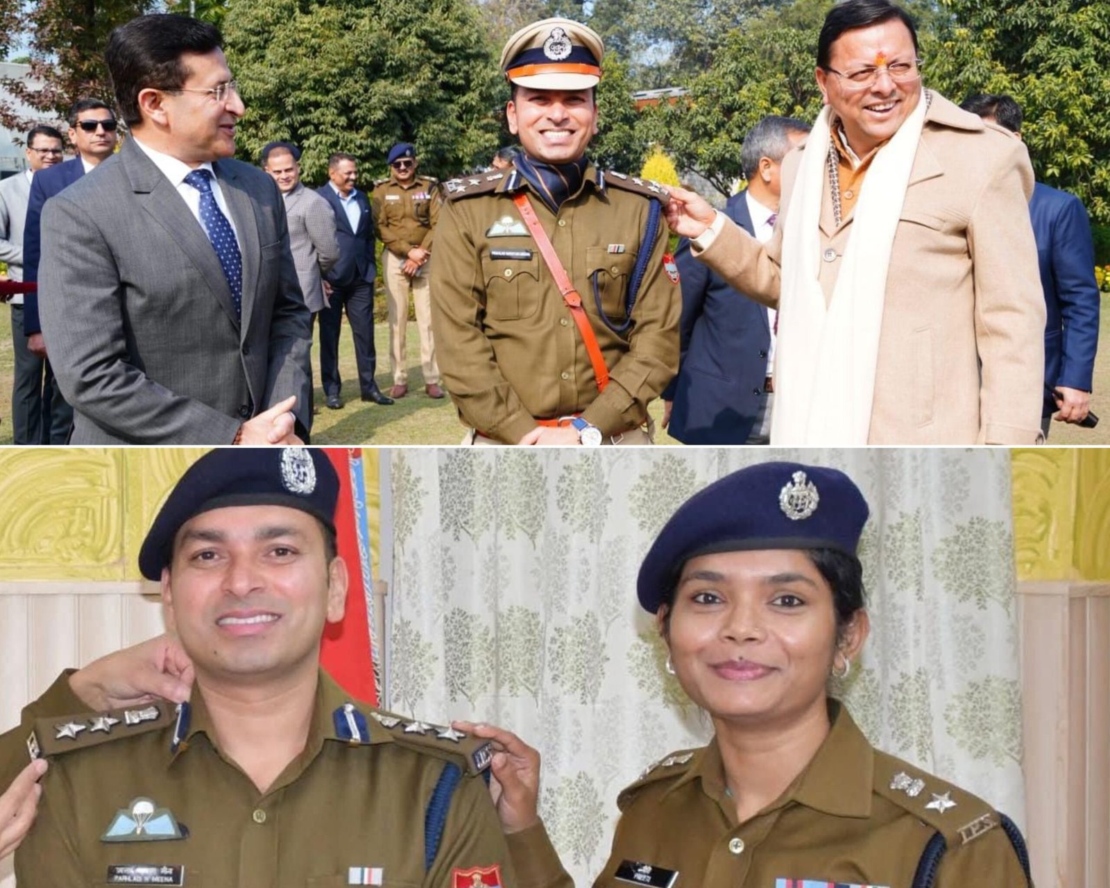*युवा आइकॉन बनकर उभरा IPS दंपति प्रहलाद व प्रीति प्रियदर्शिनी*   *पीएन मीणा IPS को मुख्यमंत्री व डीजीपी ने DIG बैच अलंकृत कर बढ़ाया मनोबल*