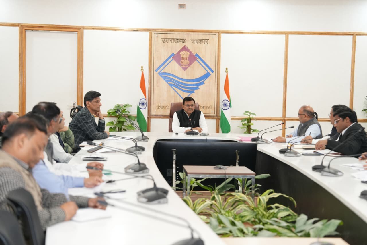 मुख्य सचिव आनंद बर्धन की अध्यक्षता में SDRF–SDMF प्रस्तावों की समीक्षा