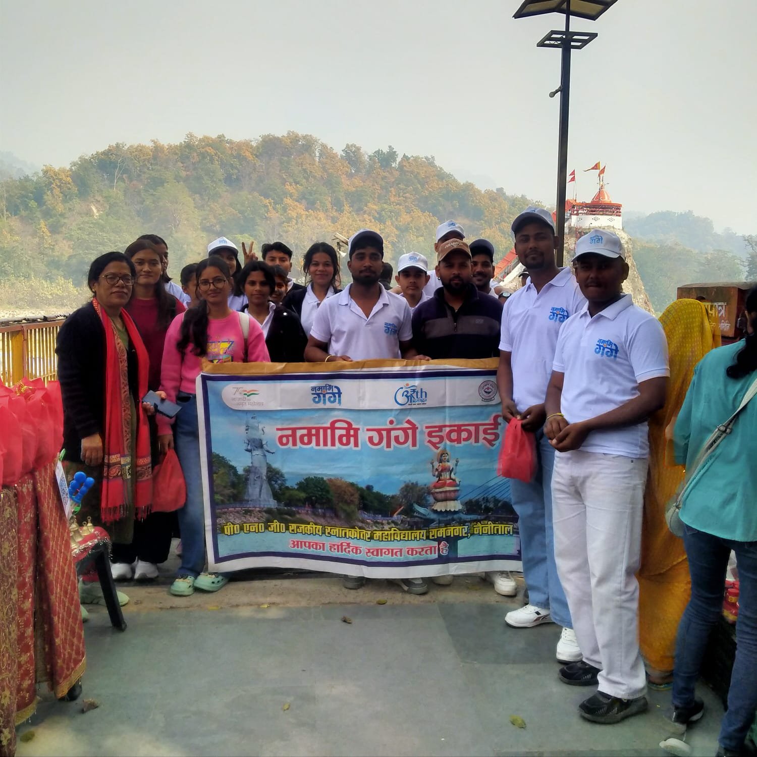 नमामि गंगे’ कार्यक्रम के तहत गंगा एवं पर्यावरण स्वच्छता का दिया सन्देश।