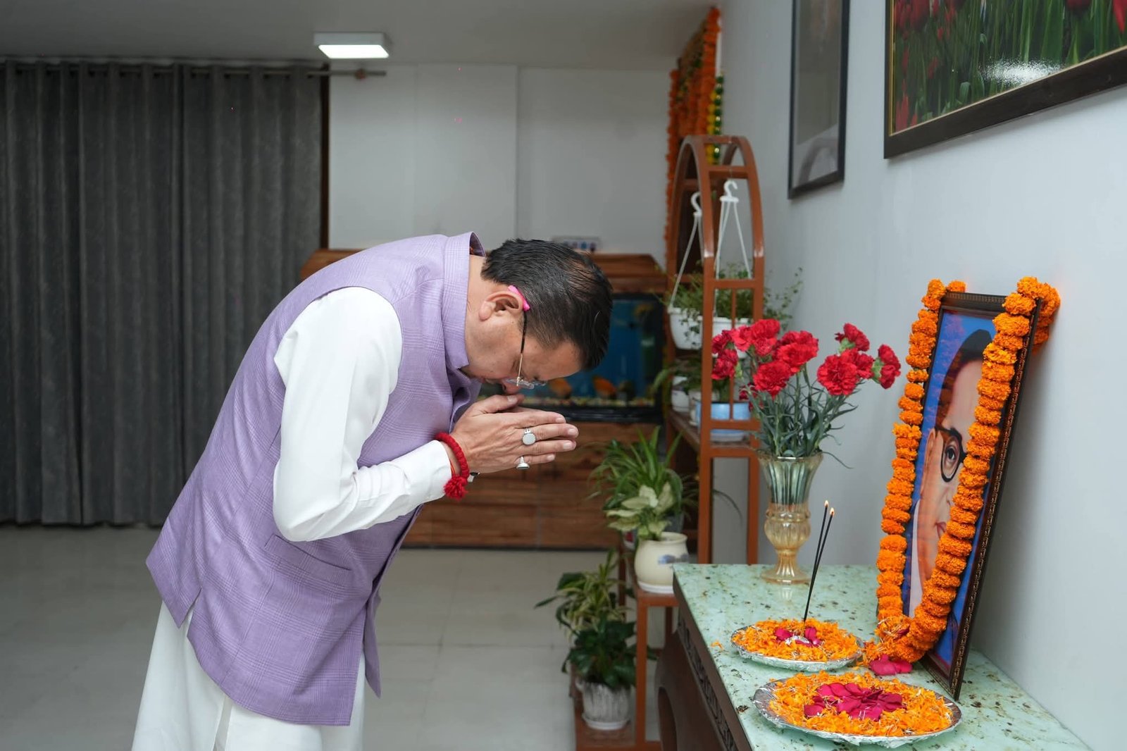 बाबा साहेब अंबेडकर जयंती पर सीएम पुष्कर सिंह धामी ने दी श्रद्धांजलि, समरस समाज का दिया संदेश