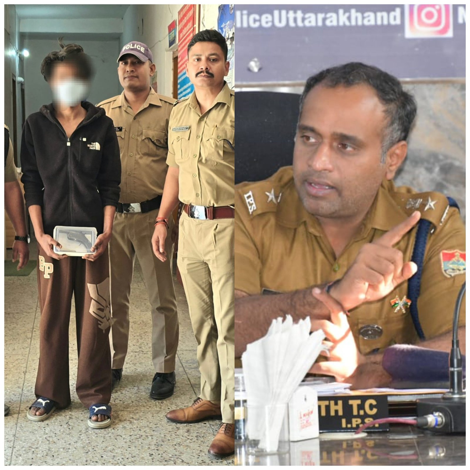 *वायरल होने की चाह पड़ी महंगी, लाइक और फॉलोअर्स के चक्कर में गया जेल, तमंचे वाली पोस्ट बनी आफत*   *दहशत फैलाओगे तो बख्शे नहीं जाओगे—SSP मंजुनाथ का सख्त अल्टीमेटम*