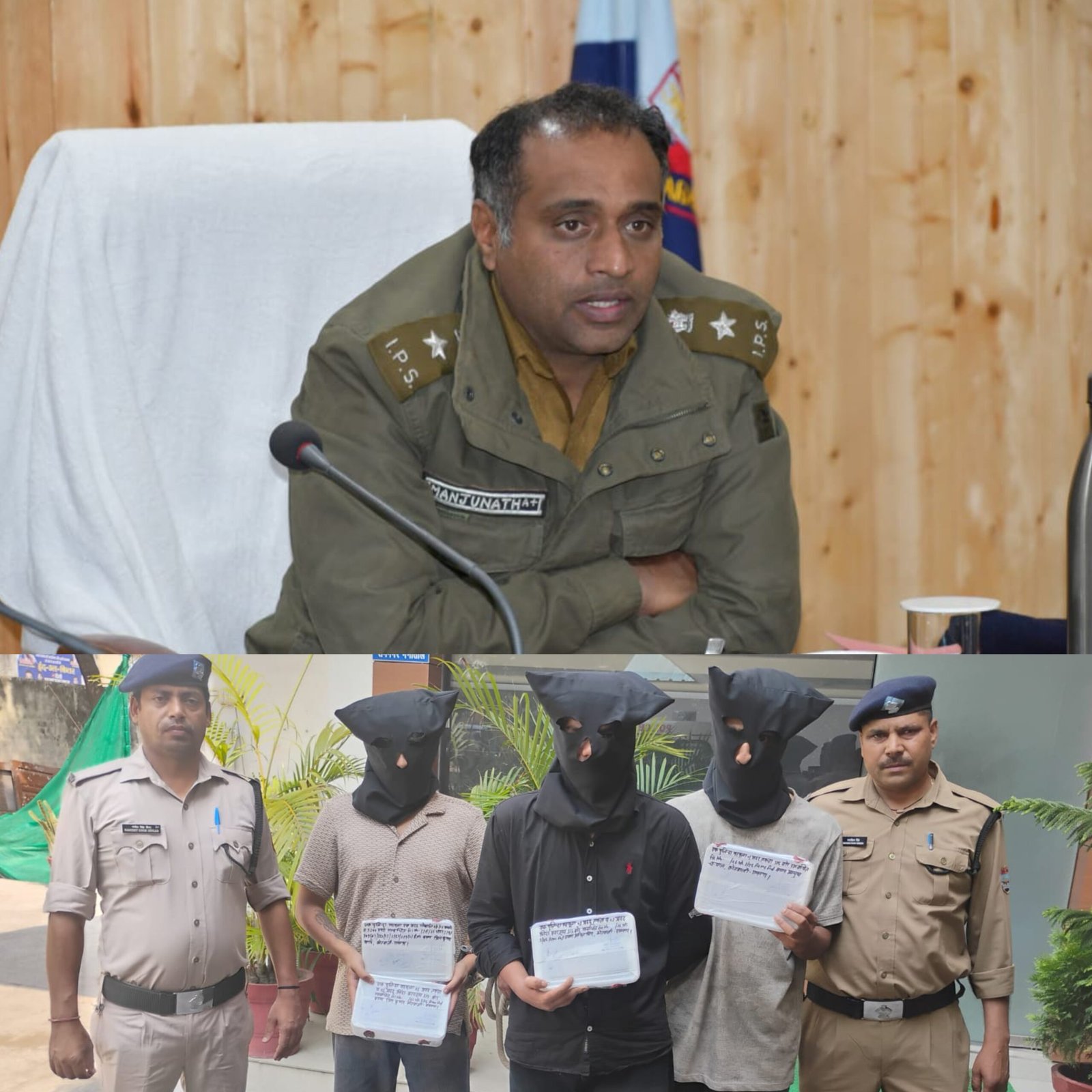 🚨 *तमंचा तानकर लूट मचाने वाले 03 लुटेरे चढ़े रामनगर पुलिस के हत्थे, कब्जे से 03 अवैध तमंचे बरामद*   🚨 *एसएसपी मंजुनाथ टीसी बोले — जनपद में अपराधियों के लिए कोई जगह नहीं, सीधा जेल भेजेंगे*
