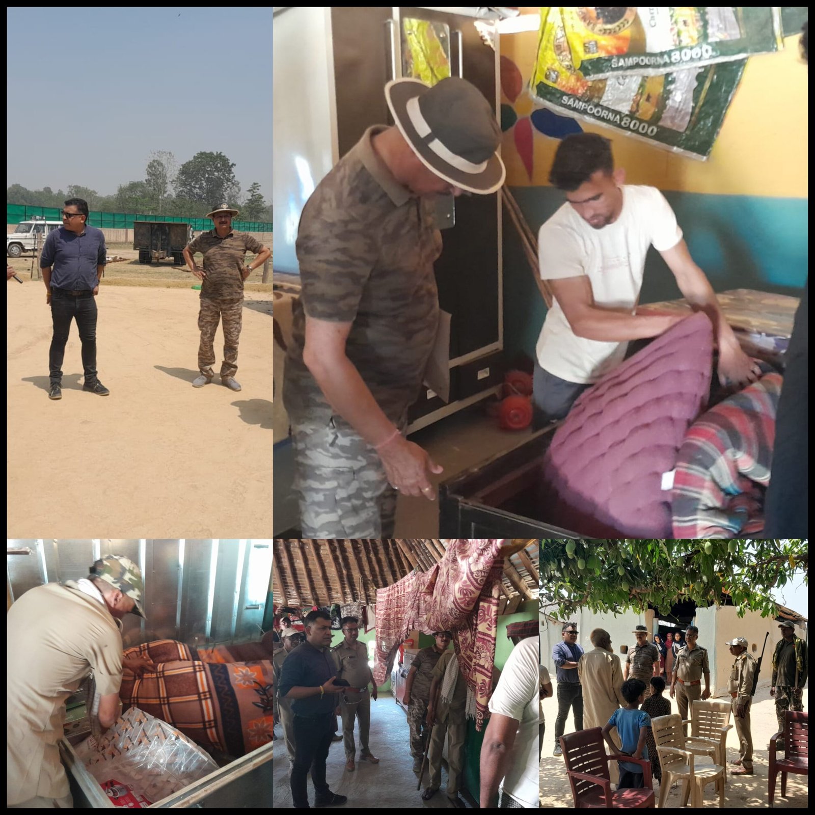 कार्बेट में वन विभाग का बड़ा सर्च ऑपरेशन, गूजर डेरों की ली गई तलाशी