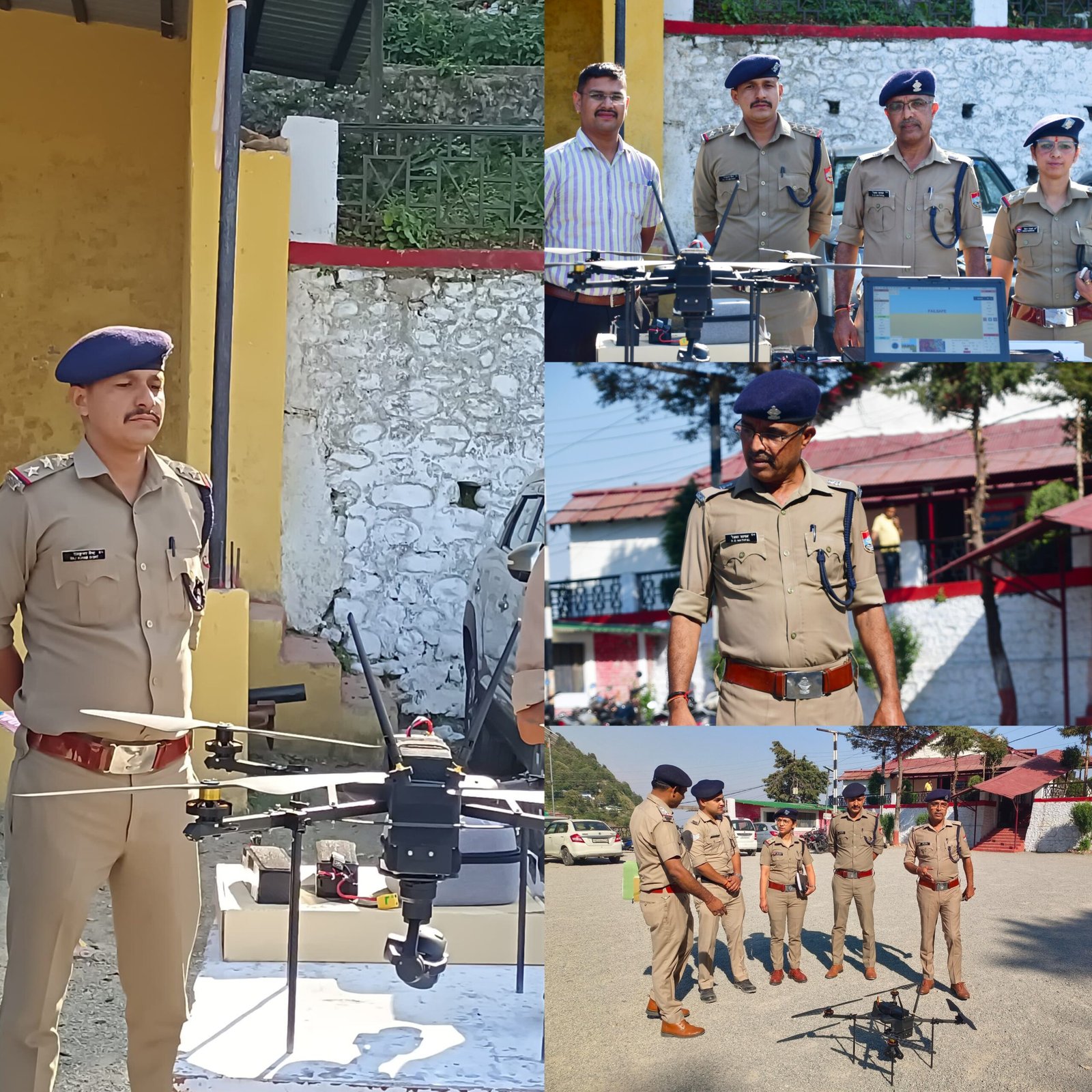 *अब आसमान से होगी निगरानी’ — SSP मंजुनाथ टीसी की पहल पर नैनीताल पुलिस को मिले एडवांस्ड ड्रोन*  *SP रेवाधर मठपाल ने किया सफल परीक्षण; जाम, भीड़ और कानून व्यवस्था पर रहेगी पैनी नजर*