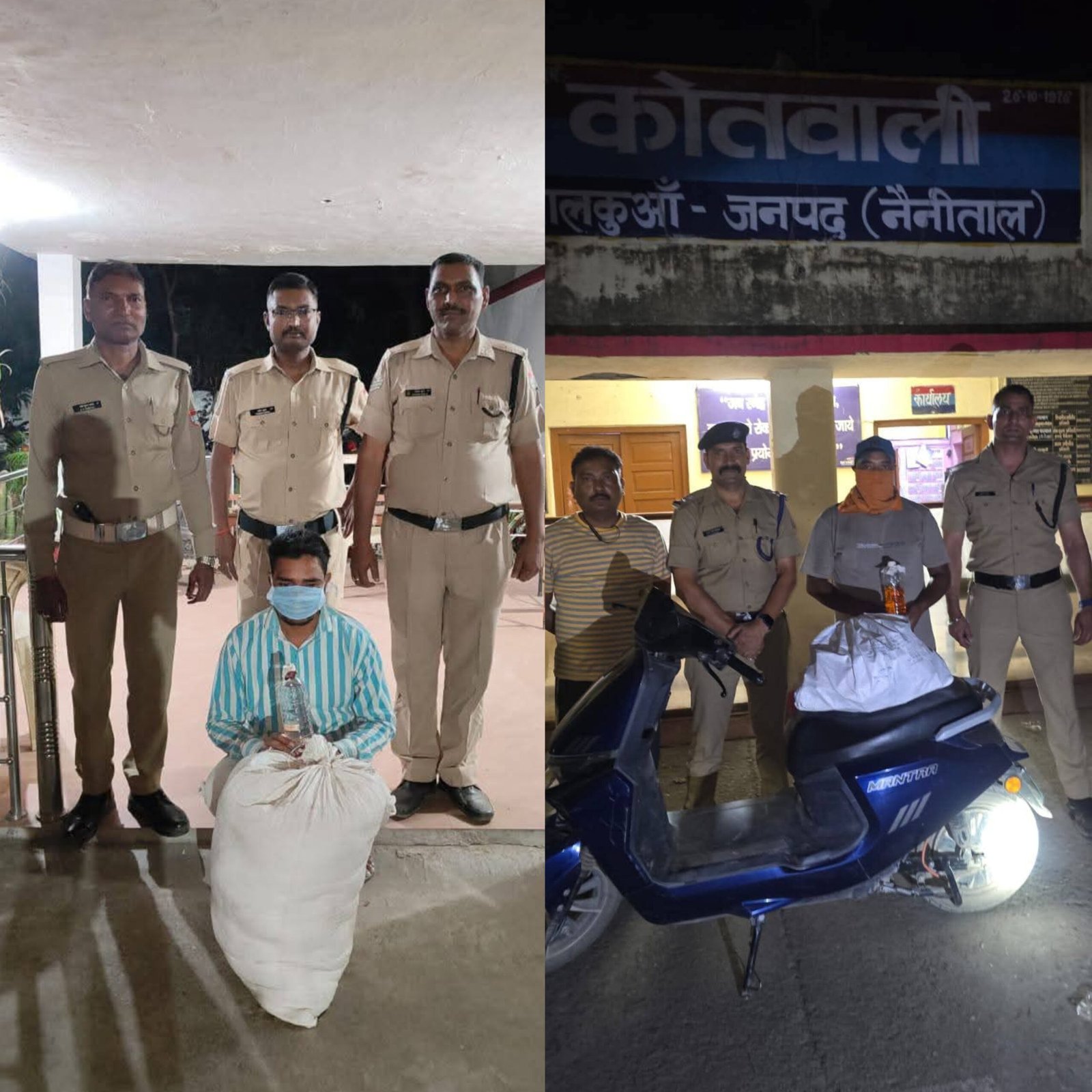 ऑपरेशन प्रहार का बड़ा असर — लालकुआं और चोरगलिया में अवैध शराब माफियाओं पर पुलिस का ताबड़तोड़ प्रहार