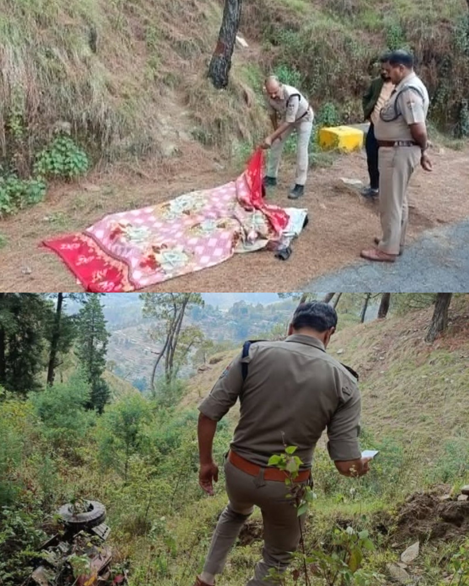 अल्मोड़ा में दर्दनाक हादसा: 500 मीटर गहरी खाई में गिरा ट्रैक्टर, दो युवकों की मौत
