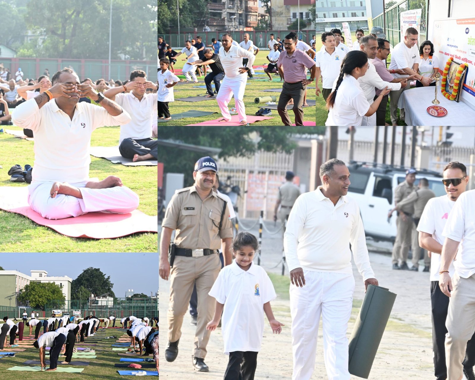 हल्द्वानी में अंतर्राष्ट्रीय योग दिवस की धूम, DM और SSP की गरिमामयी उपस्थिति में हुआ भव्य योग शिविर*_