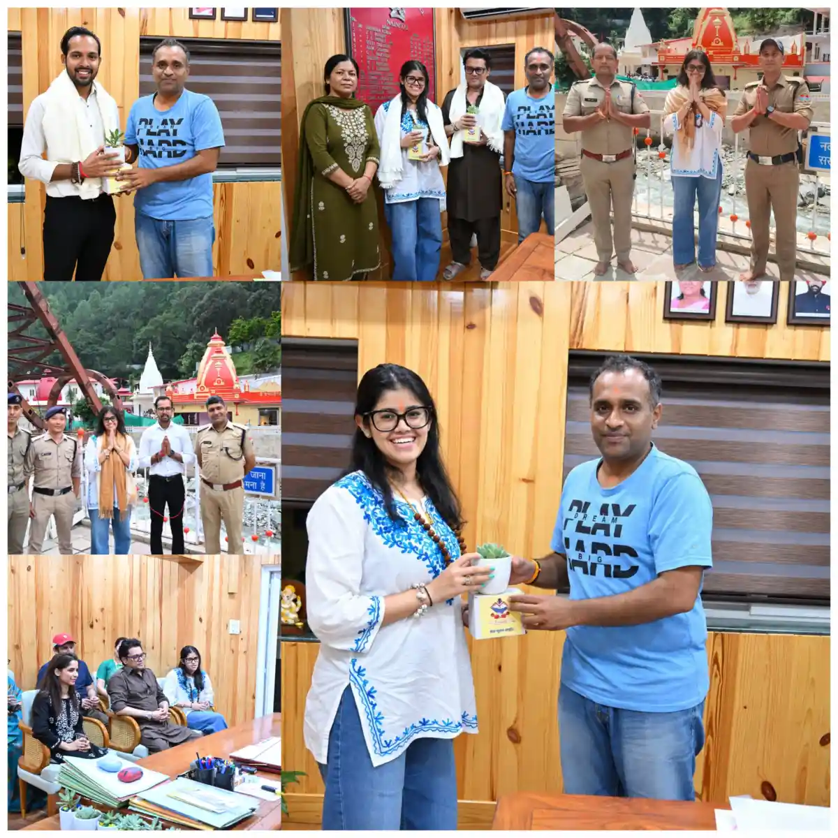 “SSP डॉ. मंजूनाथ टीसी ने किया युवा प्रोड्यूसर अनूप्रिया नागर को सम्मानित, ‘हनुमान अंश’ की सफलता पर दी शुभकामनाएं”