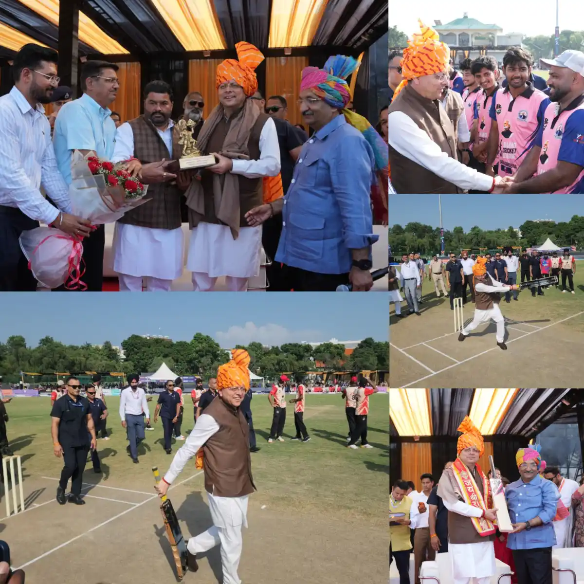 पंचकूला के ताऊ देवीलाल क्रिकेट स्टेडियम में देशभर की 30 से अधिक टीमों ने लिया नमो क्रिकेट लीग में हिस्सा